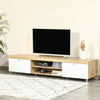 HOMCOM Modern TV unit Cabinet Entertainment Centre for TVs up to 90