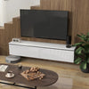 HOMCOM 160cm High Gloss Floating TV Unit Stand for TVs up to 70