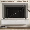 HOMCOM 160cm High Gloss Floating TV Unit Stand for TVs up to 70