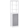 kleankin Tall Bathroom Cabinet Free Standing Slimline Cupboard Tallboy Unit Storage Organiser for Bathroom, Living Room, Kitchen