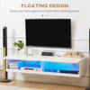 HOMCOM Floating TV Unit, Wall Mounted TV Cabinet for TVs up to 65